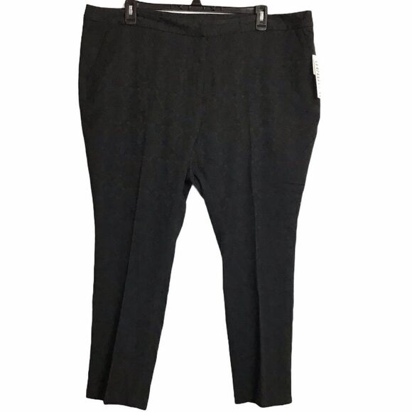 Amanda & Chelsea Contemporary Fit Brocade Pants 22 - Picture 2 of 12